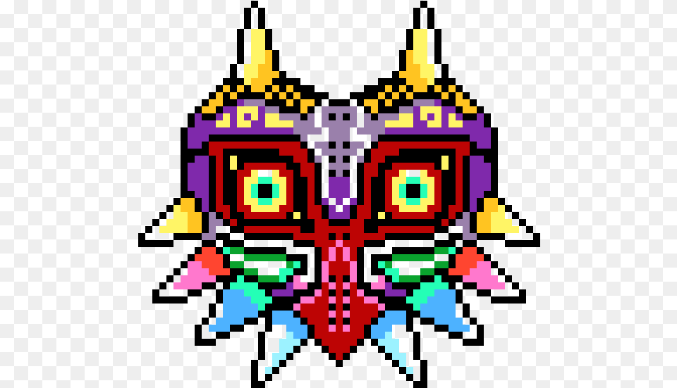 Pixel Art Zelda Majora39s Mask, Qr Code Free Png