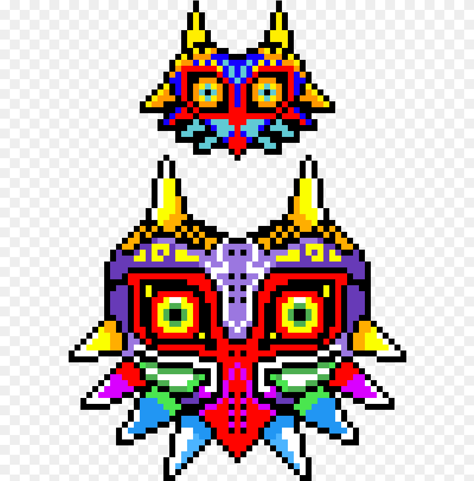 Pixel Art Zelda Majora39s Mask, Qr Code Png