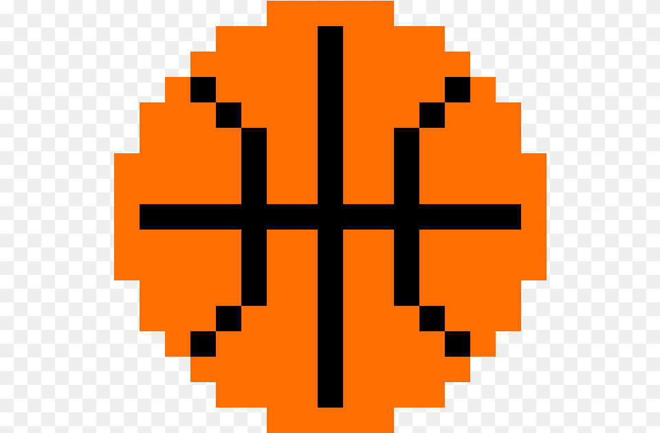 Pixel Basketball, Cross, Symbol, Logo Free Transparent Png