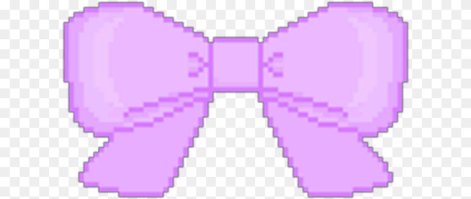 Pixel Bow Kawaii Purple Pink Bow Transparent Pixel, Accessories, Bow Tie, Formal Wear, Tie Png Image