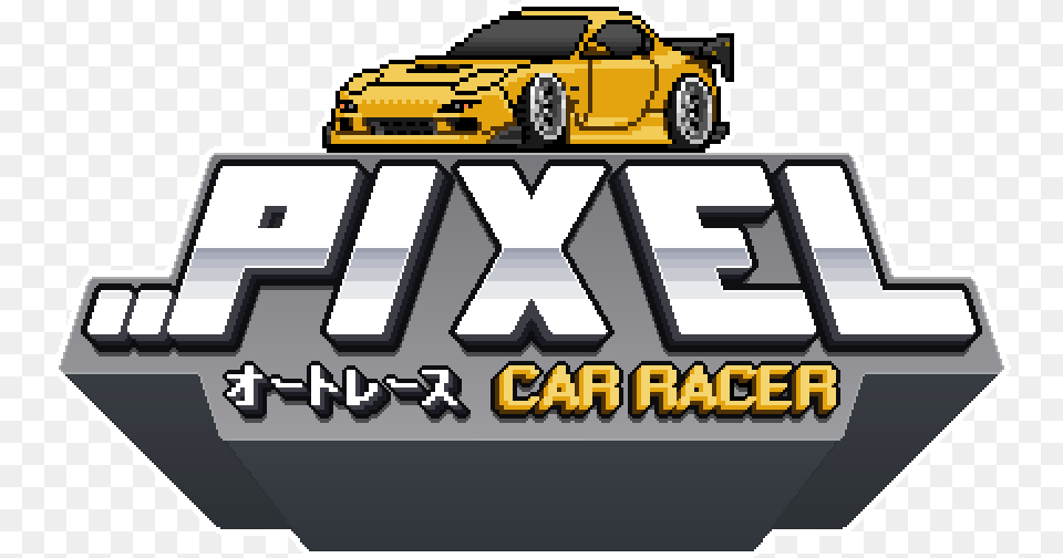 Pixel Car Racer Logo, Vehicle, Coupe, Transportation, Sports Car Free Transparent Png
