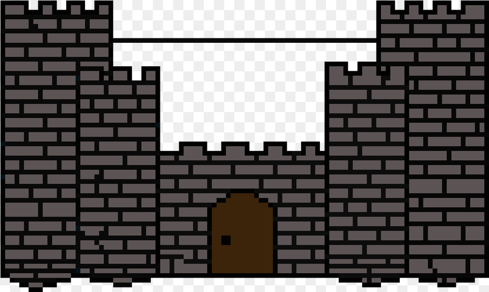 Pixel Castlewall, Architecture, Brick, Building, Wall Png