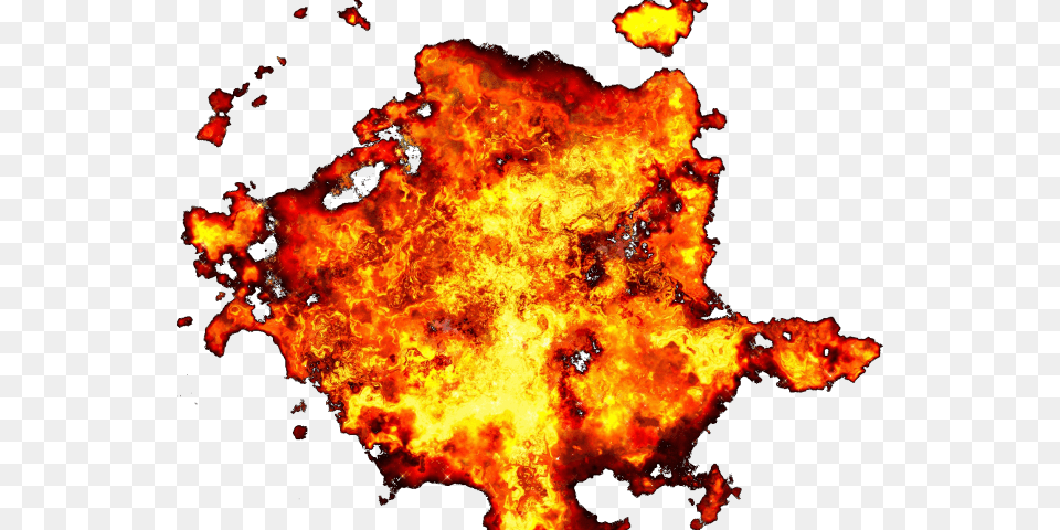 Pixel Clipart Fireball Transparent Background Explosion Effect, Fire, Flame, Bonfire Png Image