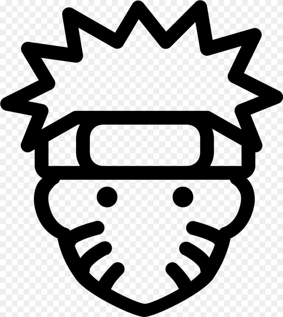 Pixel Clipart Naruto Naruto Icon Vector, Gray Png