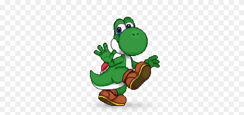 Pixel Clipart Yoshi, Baby, Person, Amphibian, Animal Png Image