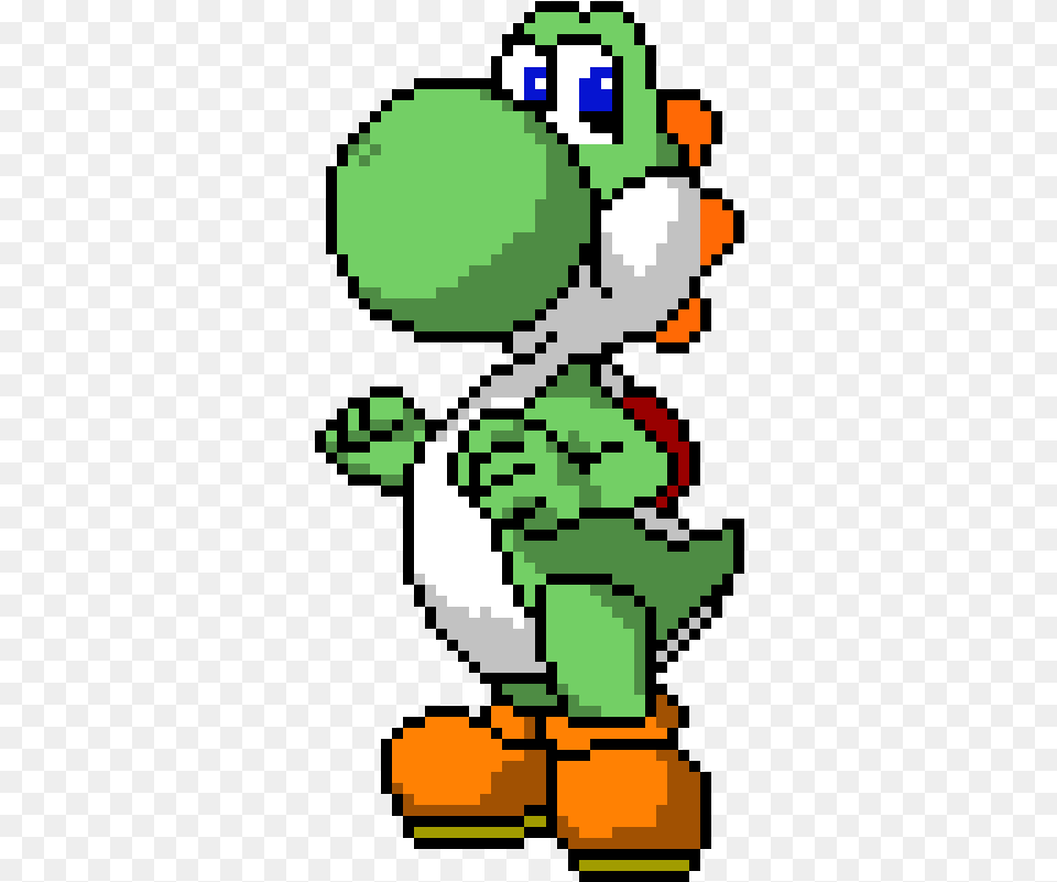 Pixel Clipart Yoshi Super Mario Yoshi Pixel, Qr Code Free Png Download