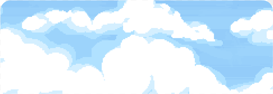 Pixel Clouds Transparent, Cloud, Cumulus, Nature, Outdoors Png Image