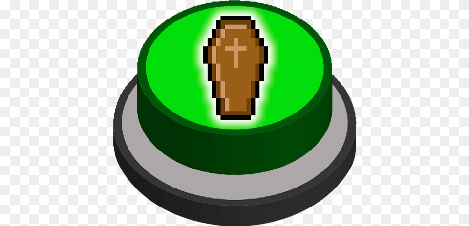 Pixel Coffin Dance Meme Prank Button Google Play Review 8 Bit Pixel Coffin, Green, Light, Food, Meal Free Png Download