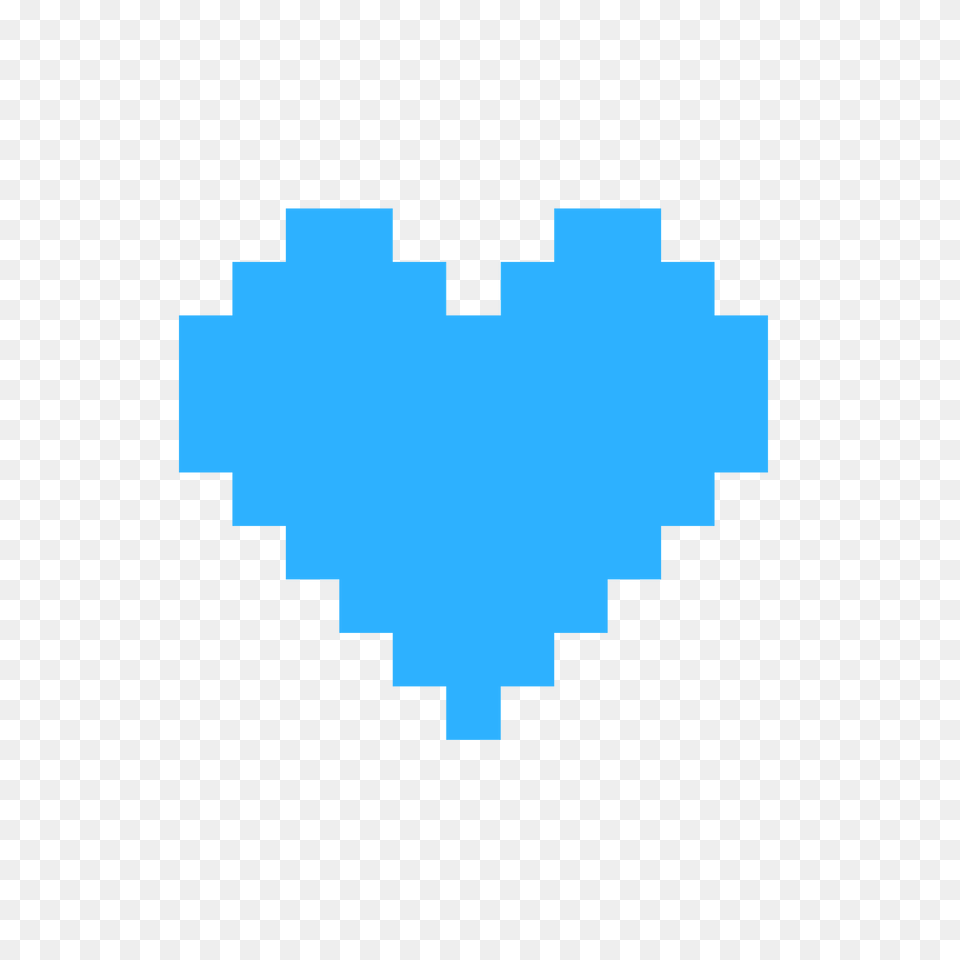 Pixel Heart Blue Download, Leaf, Plant, First Aid Png Image