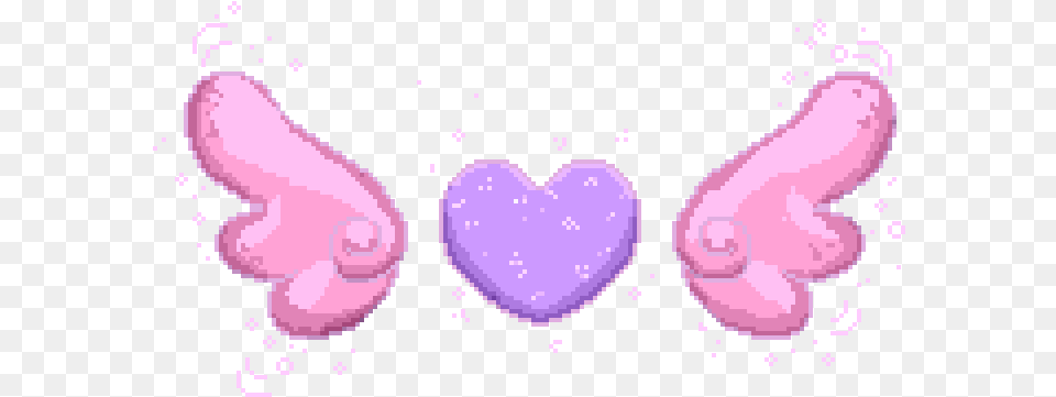 Pixel Heart Kawaii Cute Sweetie Cutie Heart With Wings Cute, Person Free Transparent Png