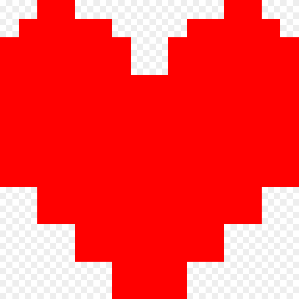 Pixel Heart Red Png
