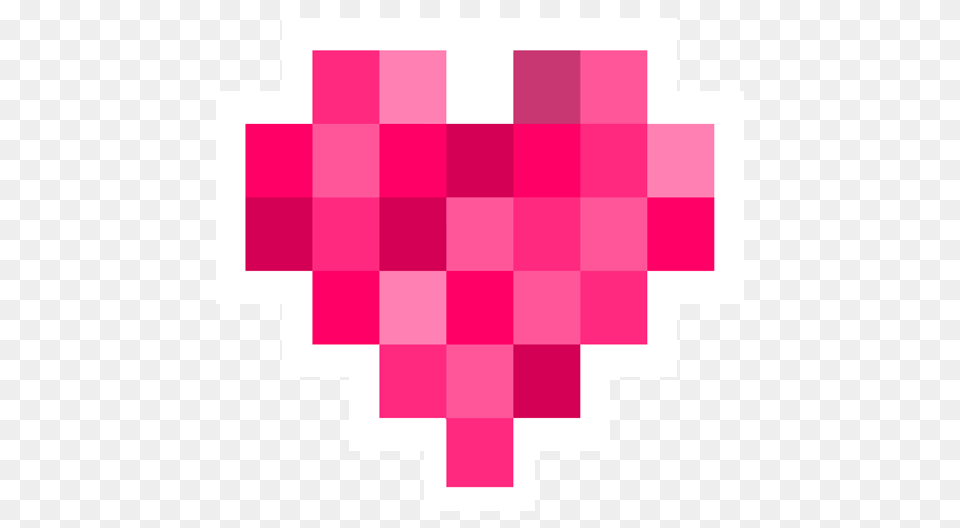 Pixel Heart Sticker, First Aid Free Png