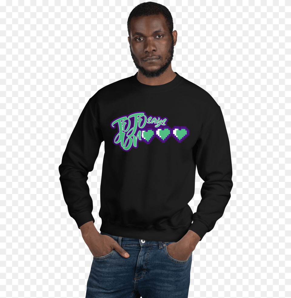 Pixel Heart Sweatshirt Sweatshirts Rib Knit Fashion Sweater, T-shirt, Clothing, Sleeve, Knitwear Png Image