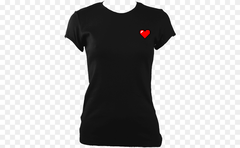 Pixel Heart White Tee Hang Massive T Shirt, Clothing, T-shirt Png Image