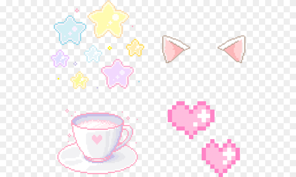 Pixel Kawaii Heart, Cup, Baby, Person Free Transparent Png