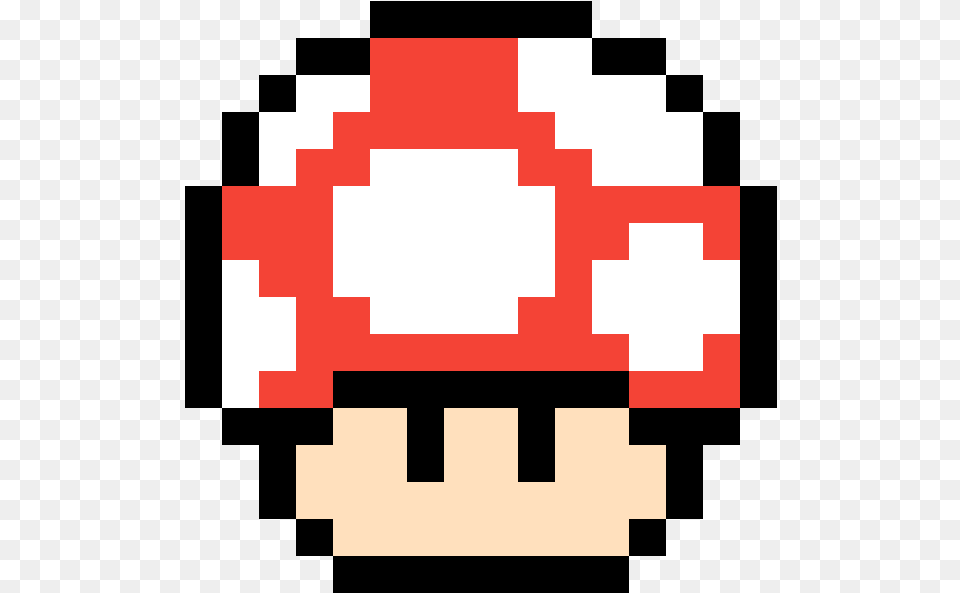 Pixel Mario Mushroom Gif Clipart Download Pixel Art Super Mario, First Aid Png Image