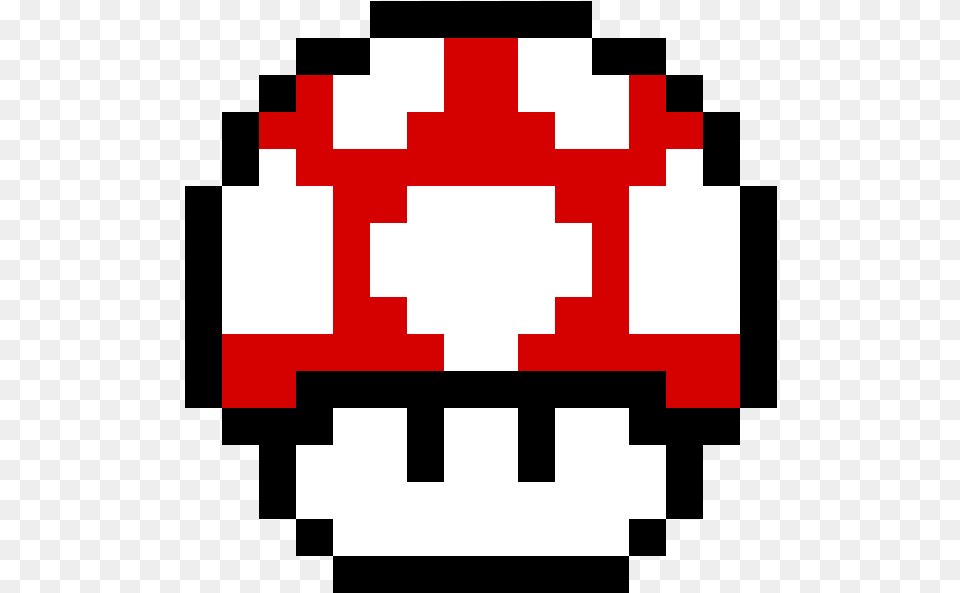 Pixel Mario Mushroom Gif Download Super Mario World 1 Up Mushroom, First Aid, Logo Png Image