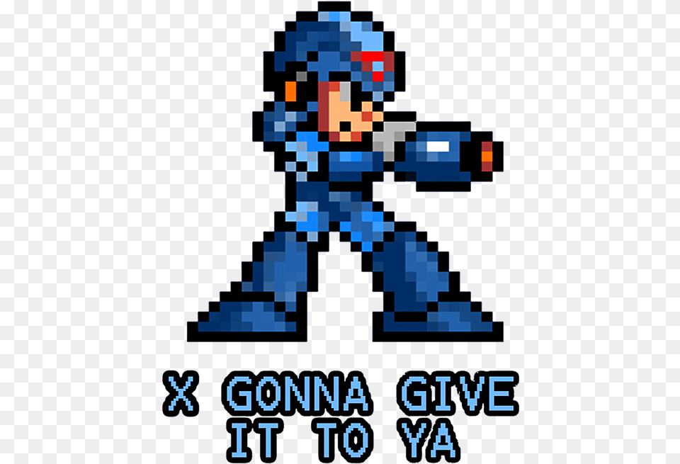 Pixel Megaman X Sprite, Qr Code Free Transparent Png