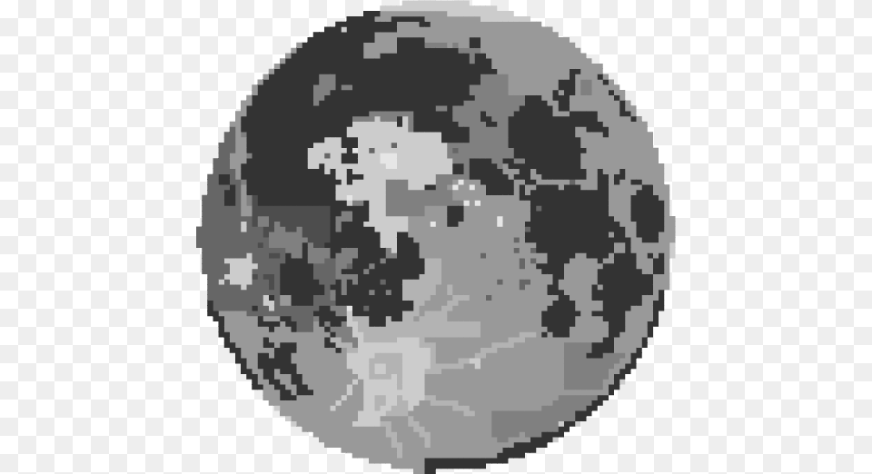 Pixel Moon Digital Artwork Art, Astronomy, Outer Space, Planet, Globe Free Png Download