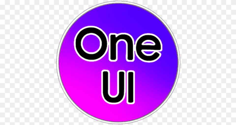 Pixel One Ui Fluo 2 Dot, Logo, Symbol, Disk, Badge Free Png