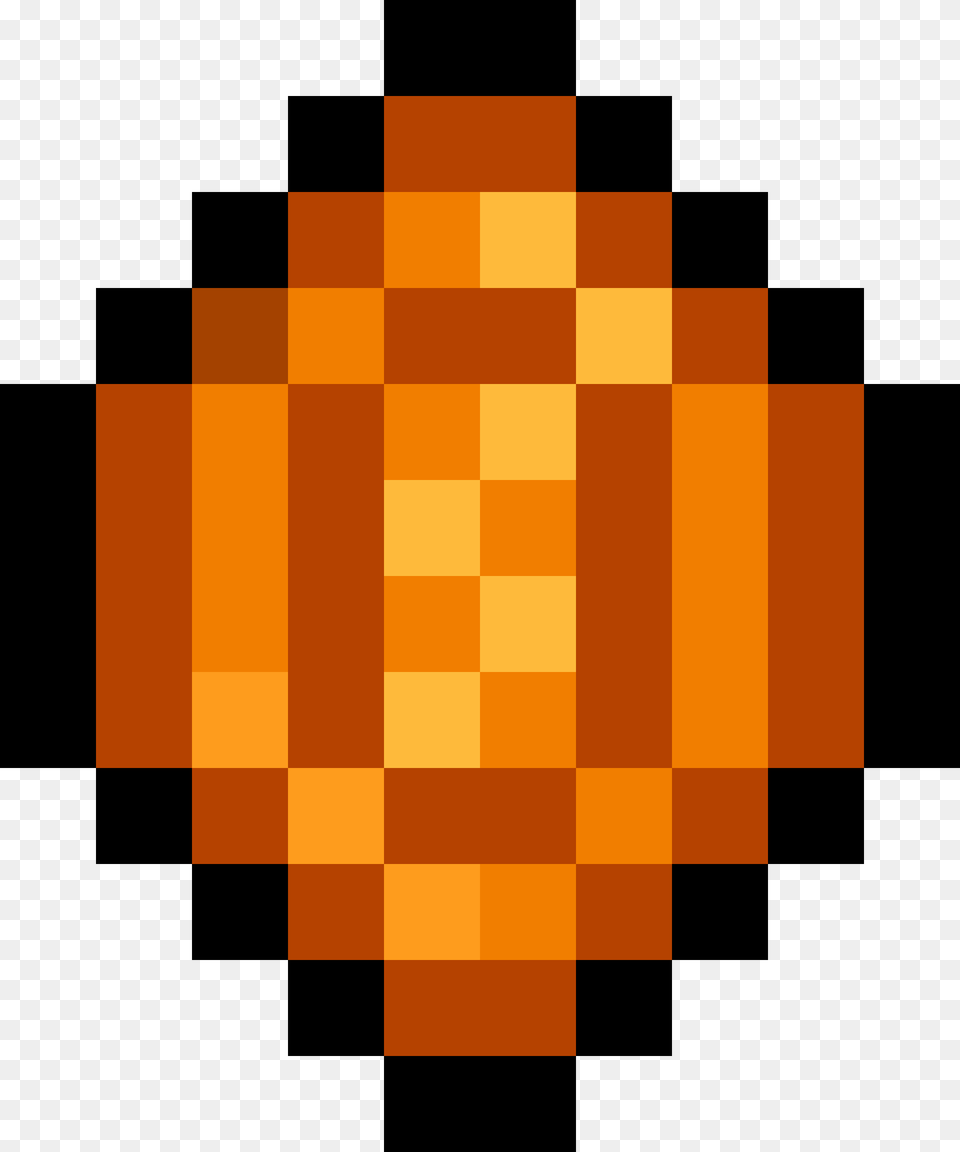 Pixel Orange Gem Icons, Chess, Game, Pattern Free Png Download