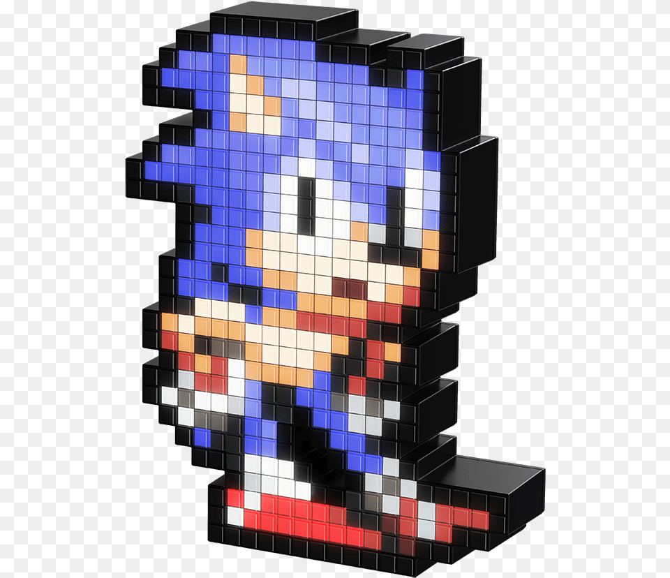 Pixel Pals Sonic Pixel Pal Light, Art, Tile, Mosaic, Toy Free Png
