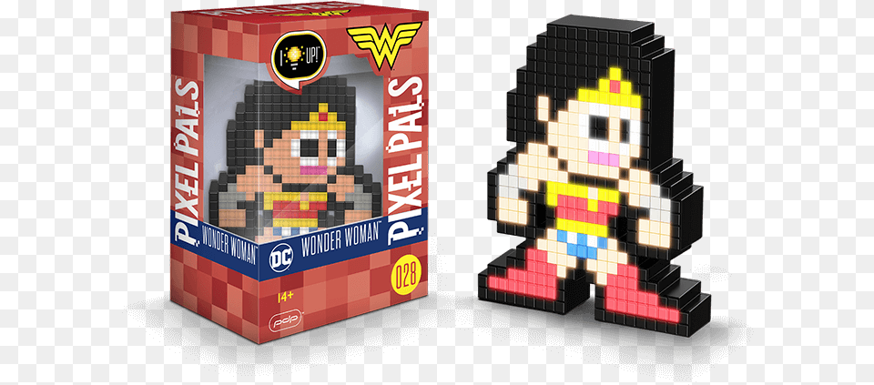 Pixel Pals Wonder Woman, Toy Free Png