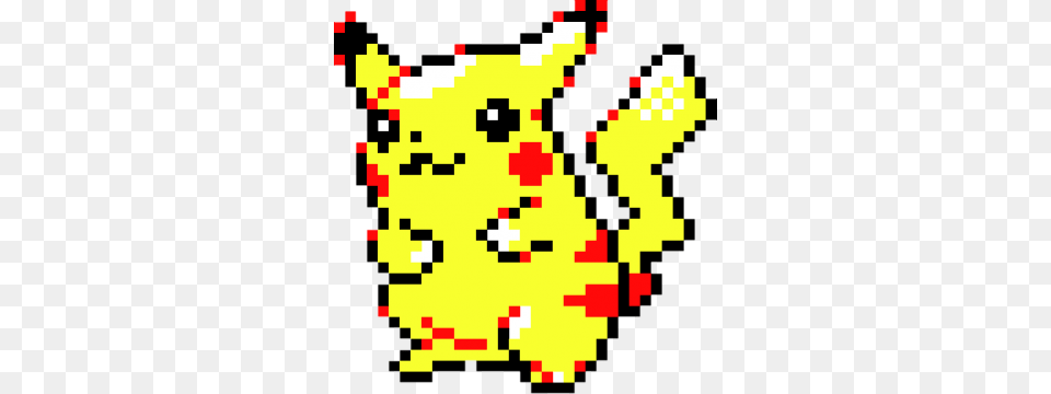 Pixel Pikachu Pikachu Pokemon Red And Blue, Art, Graphics Free Transparent Png