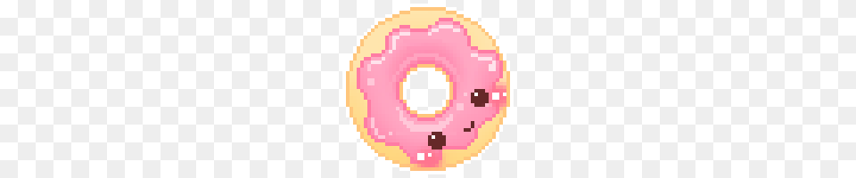 Pixel Pixelart Aesthetic Donuts Doughnut Freetoed, Donut, Food, Sweets, Birthday Cake Free Png Download