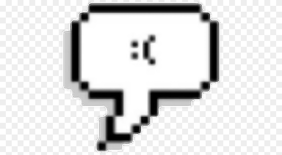 Pixel Pixels Sad Sadface Smilies Emoticon Emoji Pixel Speech Bubble Ew, Stencil, Mailbox, Lighting Png