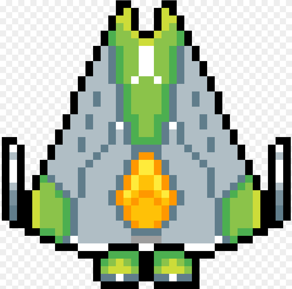 Pixel Pizza Vector Spaceship Pixel Art Free Transparent Png