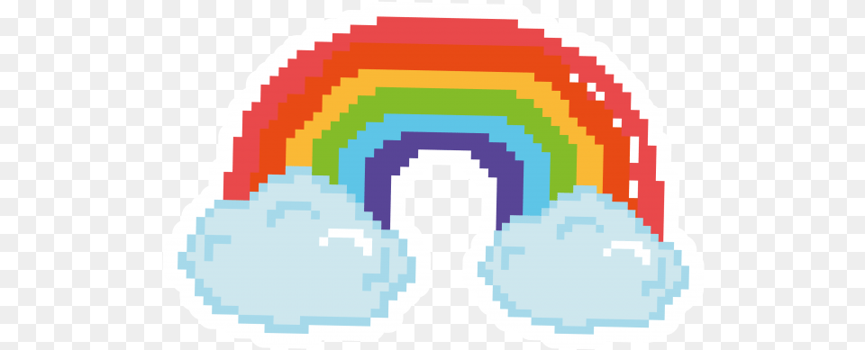 Pixel Rainbow Icon Canvas Print, Person, Nature, Outdoors Free Transparent Png