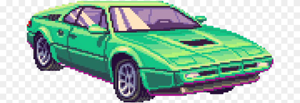 Pixel Retro Car All Retro Car, Vehicle, Sedan, Transportation, Coupe Png