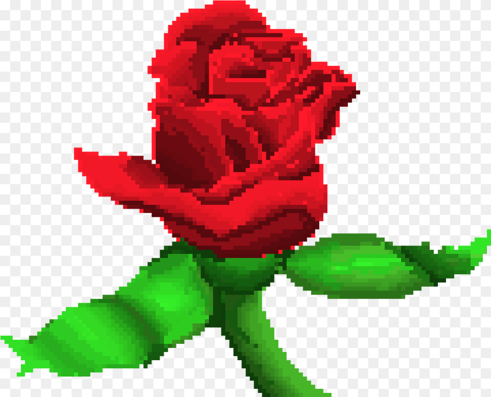 Pixel Rose Transparent Pixel Rose Transparent, Flower, Plant, Dynamite, Weapon Free Png Download