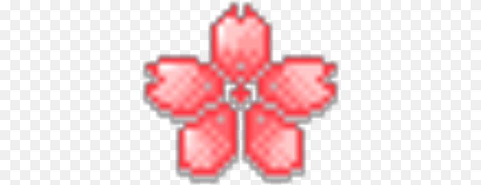 Pixel Sakura Flower Roblox Cross, Petal, Plant, Dynamite, Weapon Free Png
