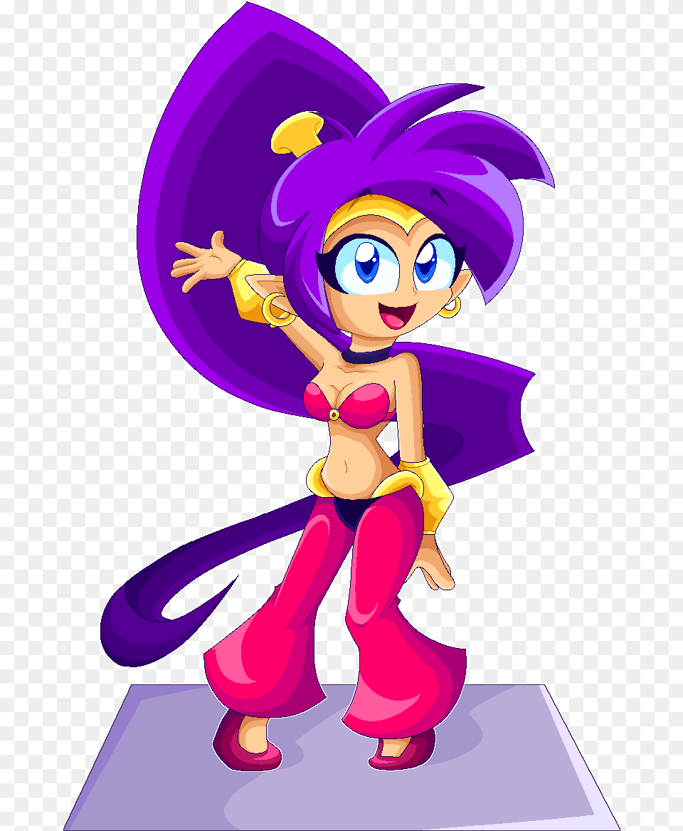 Pixel Shantae By Superstarmations, Purple, Book, Publication, Comics Free Png