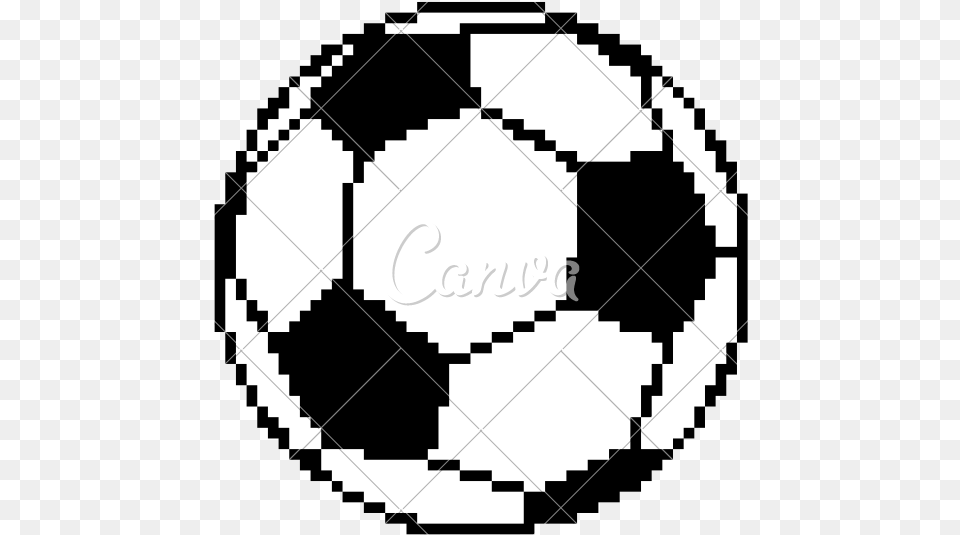 Pixel Soccer Ball, Football, Soccer Ball, Sport, Blackboard Free Png
