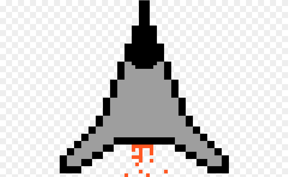 Pixel Spaceship Bts Jimin Pixel Art, Triangle, First Aid Free Png
