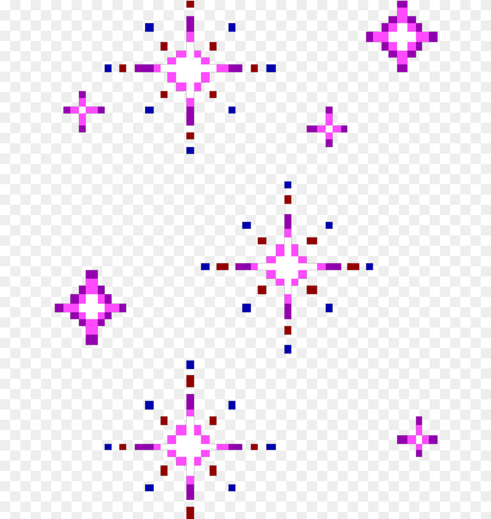 Pixel Star 8 Bit Sparkle, Nature, Night, Outdoors, Purple Free Png