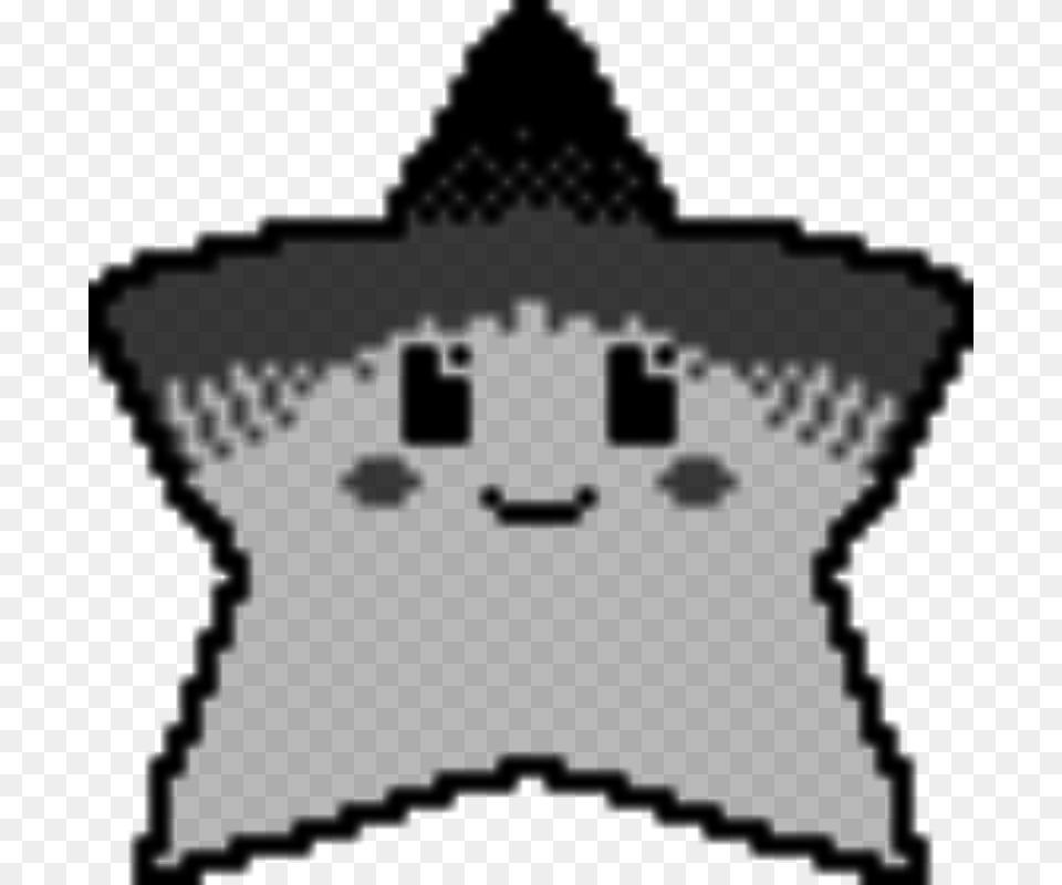 Pixel Star Black Emblem, Gray Free Png Download