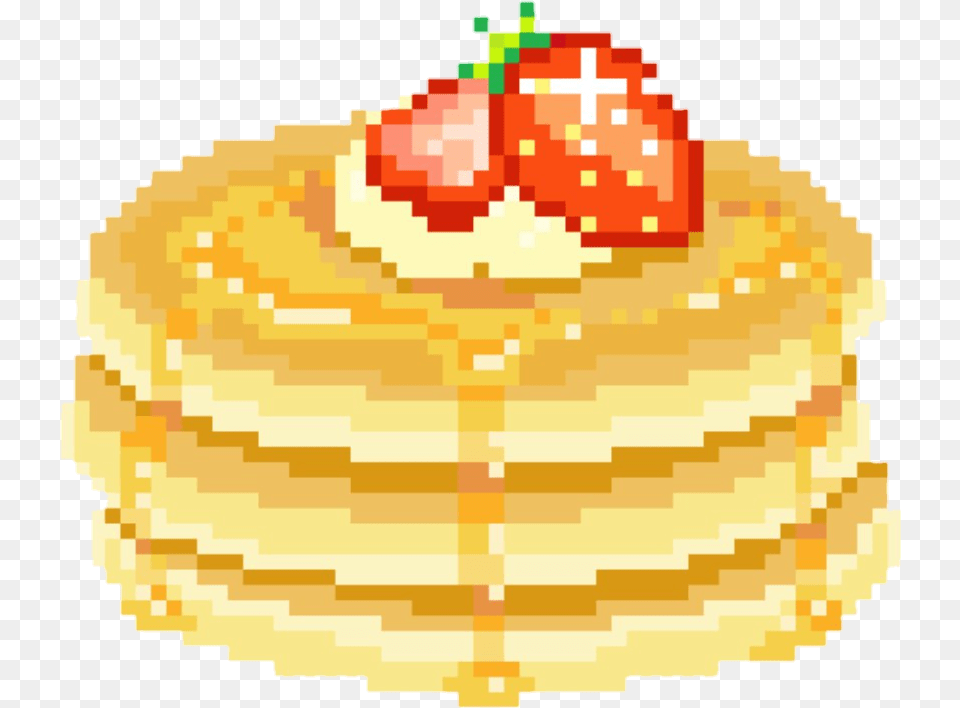 Pixel Sticker By Verena Schander Clip Art Food Gif, Bread, Pancake, Berry, Fruit Png Image