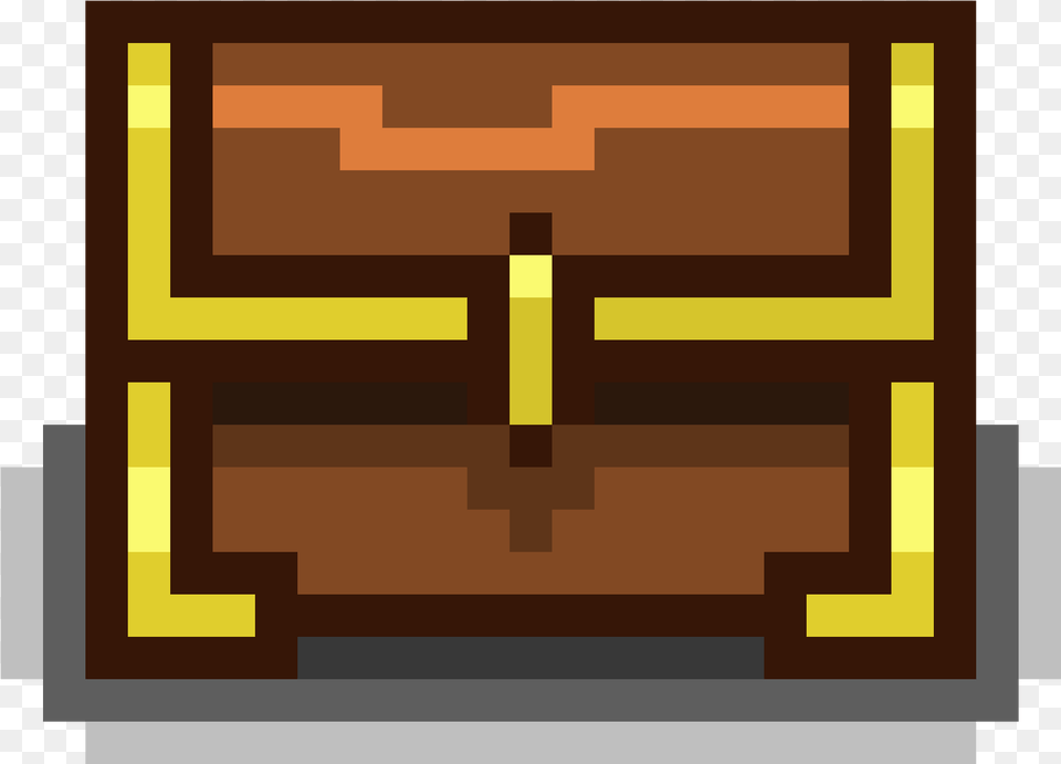 Pixel Treasure Chest, Furniture Free Transparent Png