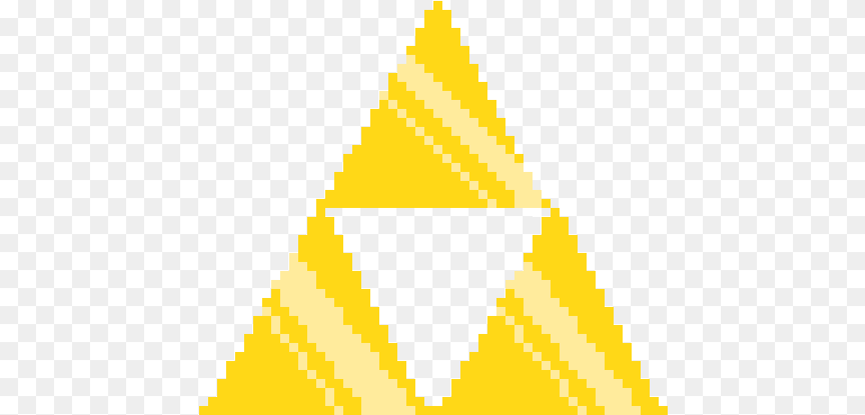Pixel Triforce Image Triforce Pixel Art, Triangle, Person Free Transparent Png