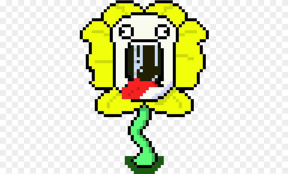 Pixel Undertale Flowey Png