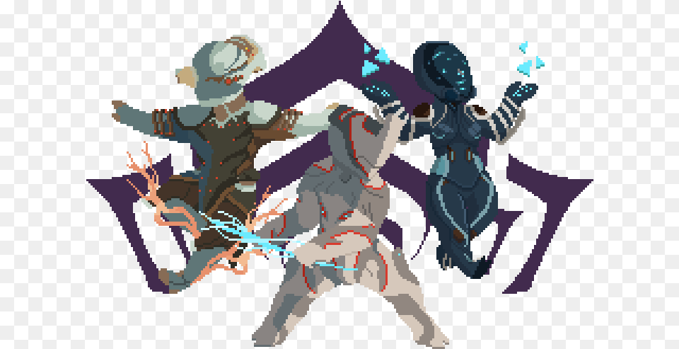 Pixel Warframe, Art, Graphics, Person, Book Png Image