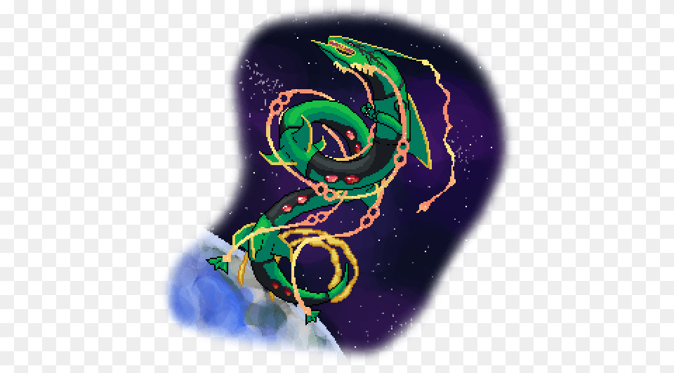 Pixelart Mega Rayquaza By Monstertooth Fur Affinity Mega Pokemon Pixel Art Free Transparent Png