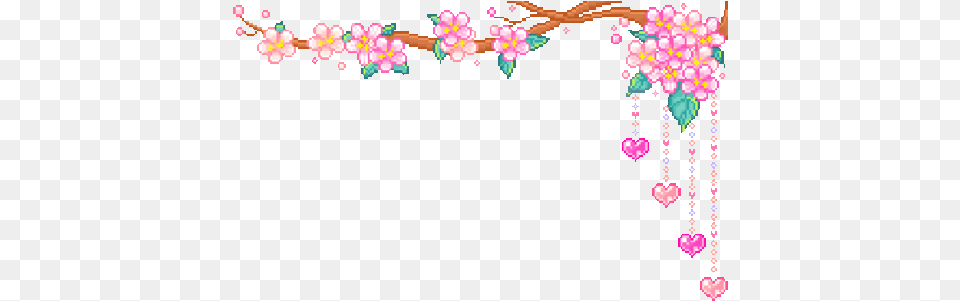 Pixelart Pixel Flower Background Sticker By Carol Pixel Flower Gif, Art, Floral Design, Graphics, Pattern Free Transparent Png