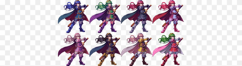 Pixelart Smash Bros Lucina Lucina, Book, Comics, Publication, Person Free Png