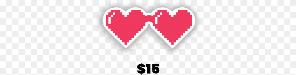 Pixelated Heart Collection U2013 Popsignsco Black Heart Turning Red, First Aid, Sticker Free Png Download