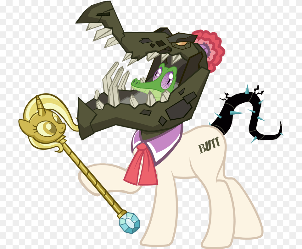 Pixelkitties Augmented Tail Black Vine Chimera My Little Pony Cragadile, Baby, Person, Art Free Transparent Png